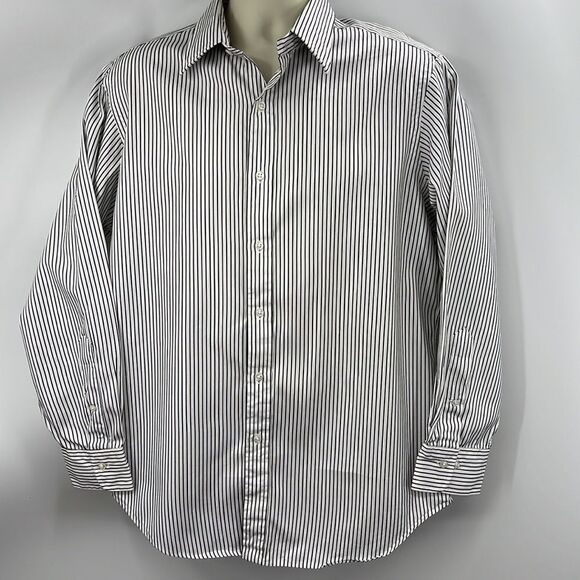 Polo Ralph Lauren striped long sleeve shirt size 16/32 - Picture 2 of 5